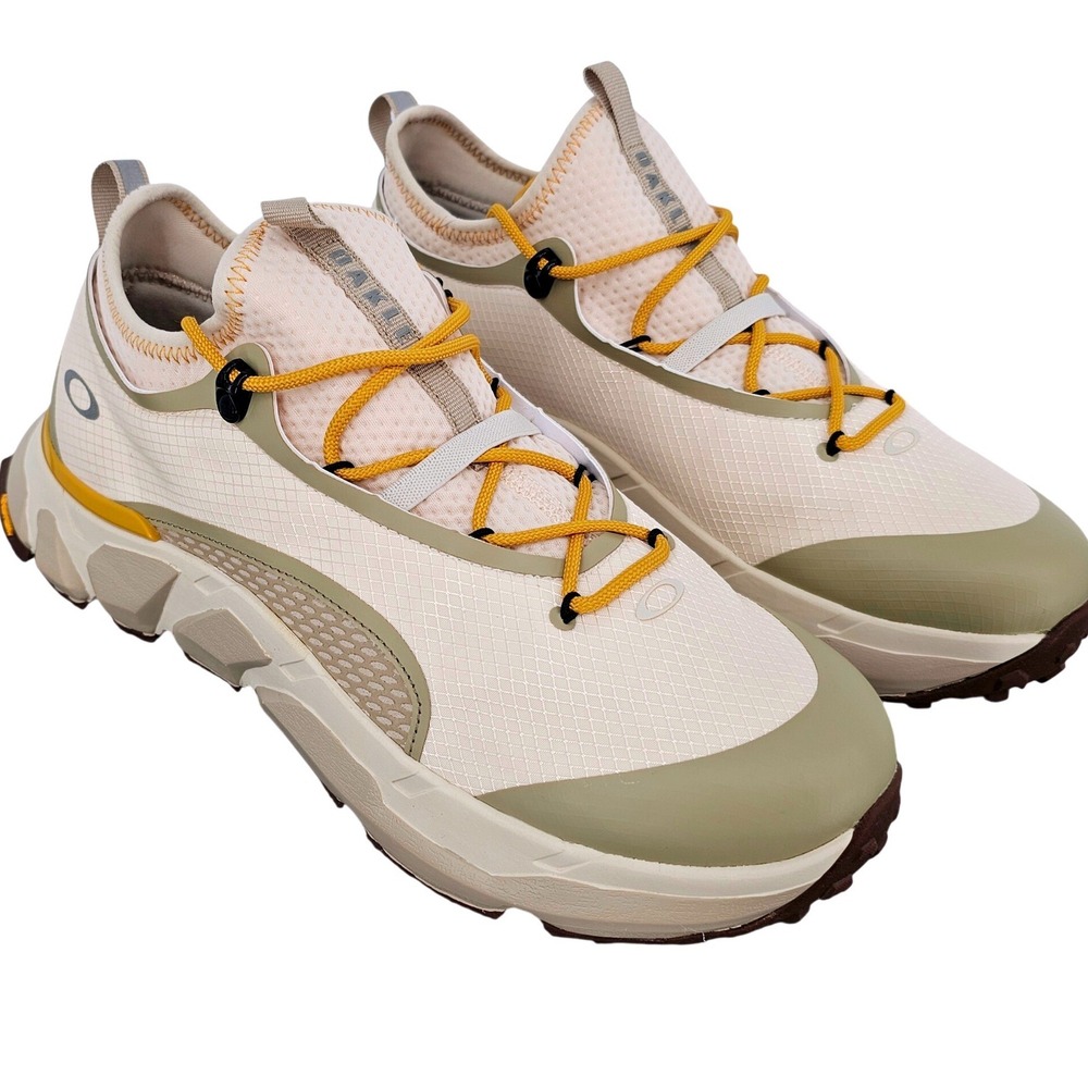 Oakley Light Shield Mens White Grey Yellow Trail Shoes FOF100349 Size 9.5 NEW‎